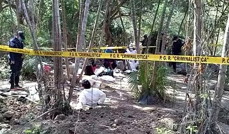 fosa comun Estremecedora reconstrucción del crimen que conmocionó a México