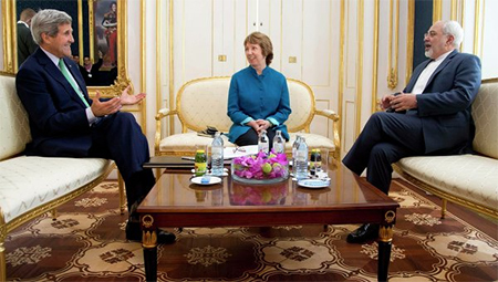 encuentro zarif kerry ashton Irán, EEUU y UE retoman en Omán diálogo sobre acuerdo nuclear