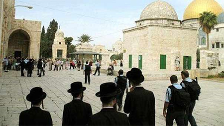 colonos irrumpen en la mezquita Yehuda Glick incita a ocupar la Gran Mezquita de Al-Aqsa