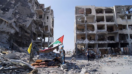 resistencia en Gaza Ataque aéreo israelí en Gaza tras lanzamiento de cohete