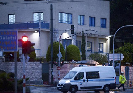 la embajada israeli en Atenas Abren fuego contra la embajada de la entidad sionista en Grecia