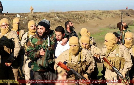 piloto capturado Terroristas en Siria derriban un avión de la coalición internacional