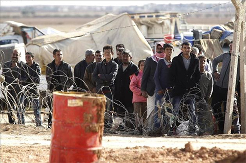 refugiados sirios No hay dinero para dar de comer a los refugiados sirios