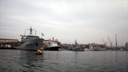 Crimea pone bajo su control la mitad de buques de guerra de Ucrania