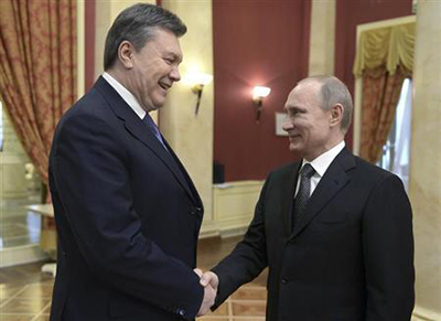 Encuentro privado entre Putin y Yanukovich en Sochi