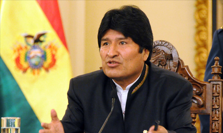 El presidente de Bolivia aseguró que “Venezuela no está sola”