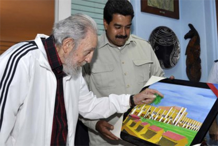 Nicolás Maduro visita a Fidel Castro en Cuba