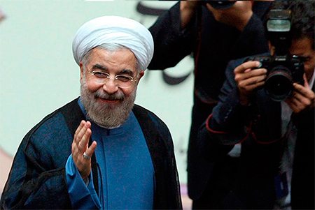 el presidente de Irán, Hassan Ruhani Irán cumplirá su palabra sobre el acuerdo nuclear