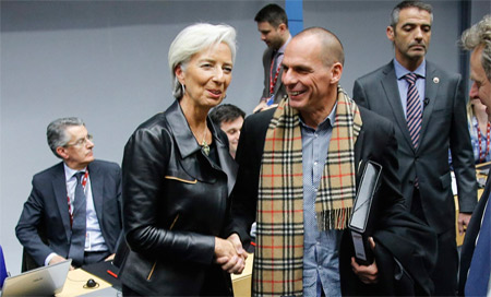 varufakis lagarde Varufakis: Grecia pagará a tiempo al FMI