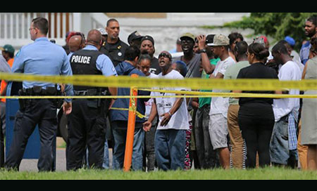protestas de St.Louis Protestas en St. Louis tras la muerte de un afroamericano a manos de policía