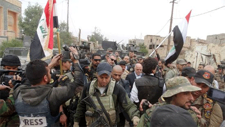 Haidar al Abadi visita la ciudad de Ramadi