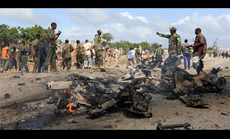 un ataque contra Amisom en Somalia Ejército somalí y AMISON frustran un ataque de Al Shabab en Deledweyne