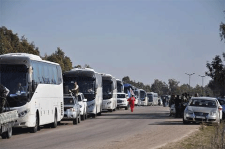 los armados salen de Homs