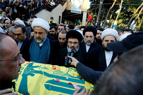 funeral del mártir Samir Al Kuntar Hezbolá rinde homenaje al mártir Samir Al Kuntar