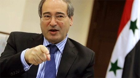 viceministro de Exteriores sirio, Faisal Mikdad Siria niega ’categóricamente’ haber usado armas químicas durante el conflicto