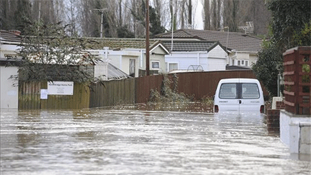 inundaciones en Inglaterra Fuerte impacto del temporal de viento y lluvias que azotó Reino Unido