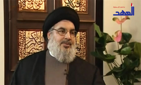 Secretario General de Hezbola su eminencia Sayed Hasan Nasrola La Resistencia está preparada a llegar más allá de la Galilea
