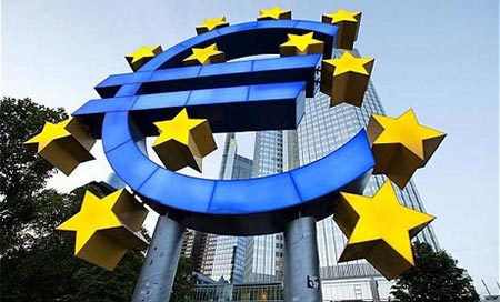 la eurozona El PIB de la eurozona aumenta un 0.3% en el último trimestre de 2014