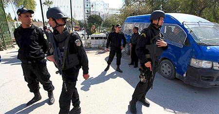 agentes de policia en Tunez El atentado del Museo del Bardo fue reivindicado por Daesh