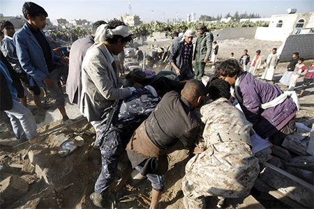 agresión saudí contra Yemen
