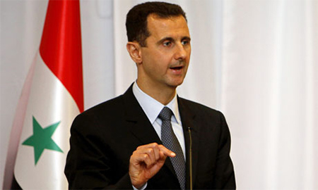 el presidente sirio, Bashar al Assad El presidente sirio defiende la presencia rusa en el Mediterráneo