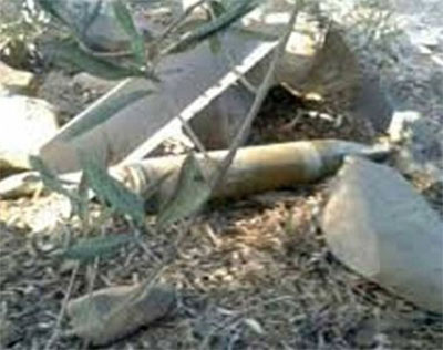 uno de los misiles que cayeron en Brital Líbano mantiene la vigilancia en frontera con Siria