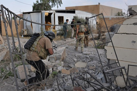 Batalla por el control del centro de Tikrit Iraq recupera el control de Tikrit