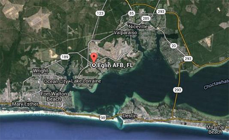 situación de la base militar de Eglin Once militares desaparecidos tras un accidente de helicóptero en EEUU