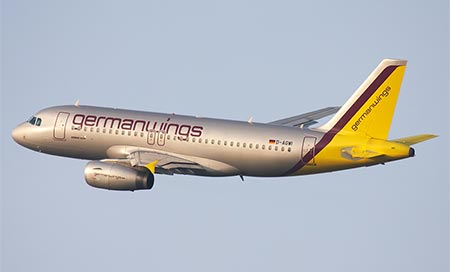 el avíon de german wings Se estrella un avión de German wings en Francia