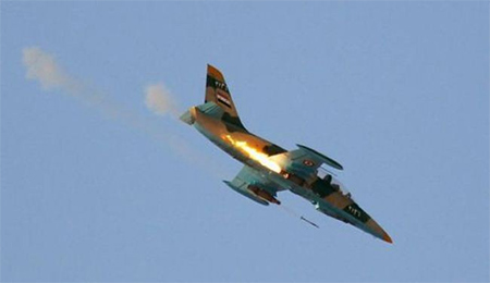 un caza sirio realiza un ataque contra terroristas Muere un oficial israelí en un bombardeo en Siria