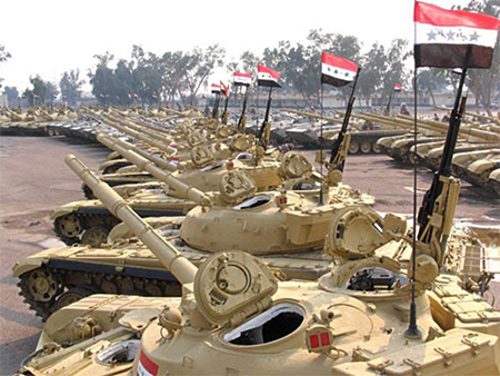 Las fuerzas armadas de Iraq en el campo de batalla EEUU considera un error intensificar bombardeos contra terroristas