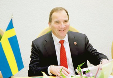 Primer ministro de Suecia, Stefan Lofven Suecia suspenderá acuerdo de cooperación militar con Arabia Saudita