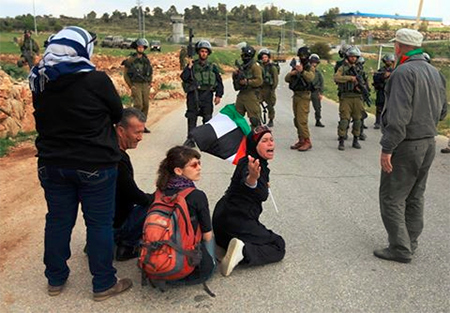 habitantes de Nabi Saleh protestan contra la ocupación La ocupación israelí reprime violentamente una protesta palestina