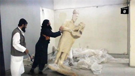 Terroristas destruyen el Museo de Musel Daesh destruye una histórica ciudad en Iraq
