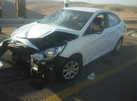 el coche utilizado en el atropello de dos soldados sionistas La ocupación israelí vuelve a detener a los prisioneros liberados