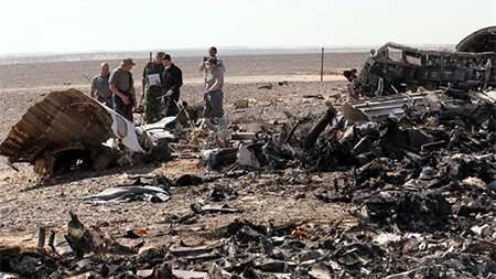 Una bomba podría haber derribado el avión ruso en el Sinaí Una bomba podría haber derribado el avión ruso en el Sinaí