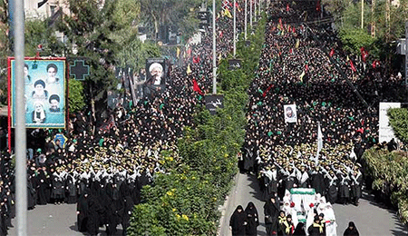 parte de la marcha en el día de Ashura Hezbolá reafirma su compromiso de seguir la batalla contra el terrorismo