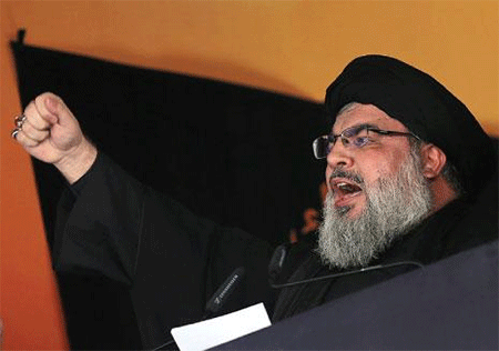 secretario general de Hezbolá, Sayyed Hassan Nasrolá Hezbolá reafirma su compromiso de seguir la batalla contra el terrorismo