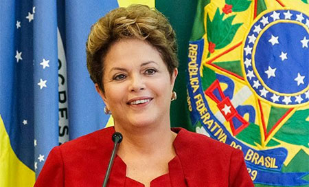 la presidenta de Brasil, Dilma Rousseff