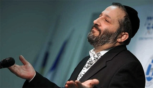 el nuevo ministro del Interior, el rabino Arye Deri
