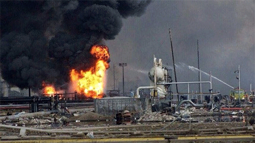 la explosión en una planta petroquímica en Veracruz