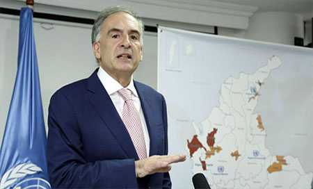 Jean Arnault La ONU enviará 100 observadores de paz a Colombia