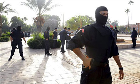 miembros de las fuerzas especiales marroquíes