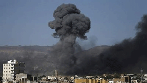 bombardeo de la aviación saudí en Yemen