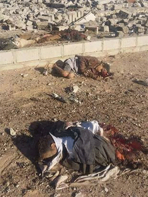 víctimas de la agresión saudí en Yemen
