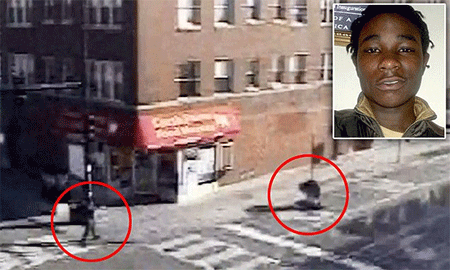 El joven Cedrick Chatman fue disparado cuando trataba de huir a pie