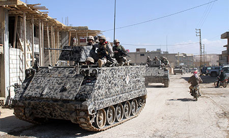 el Ejército Libanés en Arsal Vuelve la tensión en la frontera libano-siria