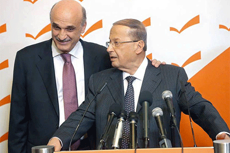 reconciliación de Michel Aoun y Samir Geagea Un paso hacia delante para elegir al nuevo presidente libanés