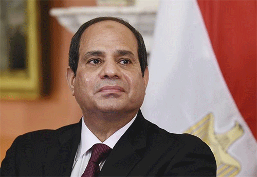 El presidente egipcio, Abdelfatah al Sisi Egipto admite que el avión ruso siniestrado fue derribado