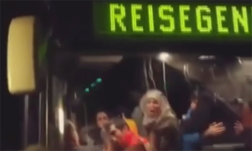Gritos racistas contra los refugiados en Alemania Gritos racistas contra los refugiados en Alemania